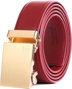 img 4 attached to Tonywell Ratchet Removable Buckle Leather Men's Accessories in Belts