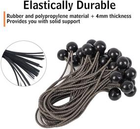img 2 attached to XSTRAP 28 Piece Ball Bungee Cords: Elastic Canopy, Tarp, Strap, Tent & Wire Accessories – 9-Inch Camouflage Bundle