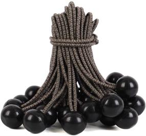 img 4 attached to XSTRAP 28 Piece Ball Bungee Cords: Elastic Canopy, Tarp, Strap, Tent & Wire Accessories – 9-Inch Camouflage Bundle