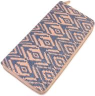 print zip around wallet geometric women's handbags & wallets for wallets logo