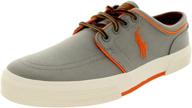 ralph lauren faxon sneaker logo