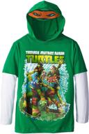 teenage mutant ninja turtles boys' long sleeve t-shirt 2-pack logo