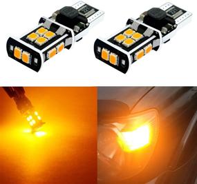 img 4 attached to 🚗 Alla Lighting T15 912 921 LED Bulbs: High Lumens 2000, Amber Yellow - Perfect for Cars, Trucks, RVs