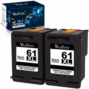 img 4 attached to 🖨️ Valuetoner Upgraded HP 61XL 61 XL High Yield Remanufactured Ink Cartridge Replacement for Envy 4500 5530, Deskjet 2540 1056 1510 1000 1010, Officejet 4630 2620 4635 Printer (2 Black)