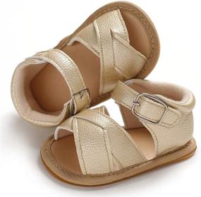 img 1 attached to 👶 Babelvit Baby Summer Sandals: Soft, Flower Tassel Casual Shoe for Infant Boys and Girls - Anti-Slip Rubber Sole, Ideal for Outdoor Flats and Toddler First Walker Shoes