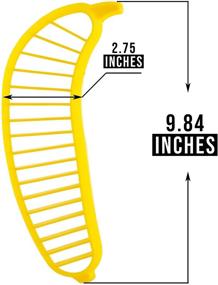 img 1 attached to 🍌 Efficient Plastic Banana Slicer - Ultimate Kitchen Gadget for Easy Banana Cutting