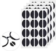 pack of 48 soft foam nose 👃 pads: self-adhesive, anti-slip nosepads for eyeglasses, sunglasses, and glasses logo