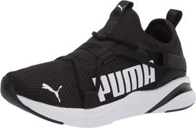 img 4 attached to 👟 PUMA Men's Running Shoes - Black and White (Model: 19451401)