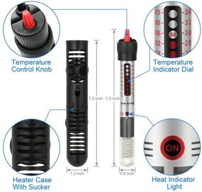 img 3 attached to 🐠 DaToo Adjustable Submersible Aquarium Heater for Fish Tanks