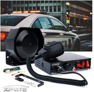 🚨 xprite 200w 8-tones emergency warning siren ultra slim speaker pa system kit with handheld microphone and light control switches logo