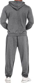 img 1 attached to COOFANDY Sweatsuits Hoodies Athletic Tracksuit