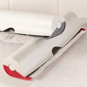 img 2 attached to 🔪 Hutzler Refillable Wrap Dispenser, Gray - Convenient Kitchen Tool - 13" x 3.25" x 1.75