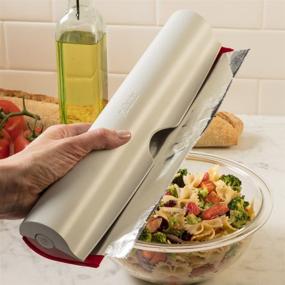 img 3 attached to 🔪 Hutzler Refillable Wrap Dispenser, Gray - Convenient Kitchen Tool - 13" x 3.25" x 1.75