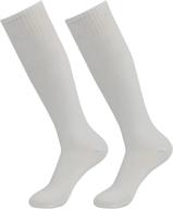 get ready to score with hapyceo unisex soccer socks - available in 2/6/12 pairs! logo