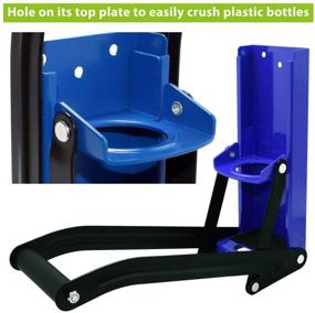 img 2 attached to Efficient Can Crusher Wall Mounted 16 oz with Bottle Opener – Eco-Friendly, Heavy Duty Aluminum Crusher, Soda Beer Smasher, Recycling Tool (16oz, Blue)