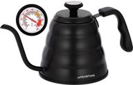☕️ apexstone black pour over coffee kettle with built-in thermometer - 40oz/1.2l logo