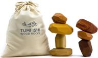 балансировочные блоки tumi ishi из натурального дерева логотип