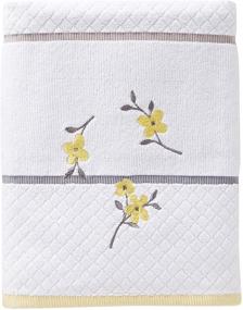 img 4 attached to 🌸 Spring Garden Bath Towel by SKL HOME - P0758000805103 - White - Embroidered - Bath Towel