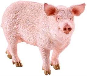 img 1 attached to Schleich Pig Figurine Toy Figure - Charming and Lifelike Piglet Collectible