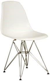 img 3 attached to 🪑 Baxton Studio DC-231-white Dining-Chairs: Sleek and Stylish White Seating for Your Dining Space