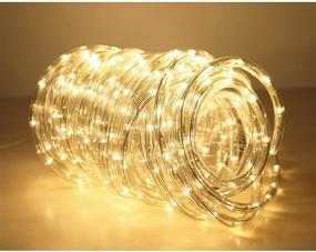 img 3 attached to 🔌 LE 33ft 240 LED Rope Light: Waterproof, Connectable, Low Voltage, Warm White for Indoor/Outdoor Decor, Landscape Lighting & More