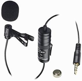 img 3 attached to 🎙️ Enhance Your Canon EOS Rebel T5i Digital Camera Videos with Vidpro XM-L Wired Lavalier Microphone - Crystal Clear Audio with Long 20' Audio Cable - Transducer type: Electret Condenser