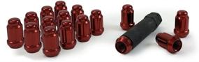 img 2 attached to Gorilla Automotive 21132RD Small Diameter Acorn Red 4 Lug Kit (12Mm X 1