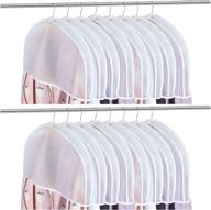 👚 8-piece shoulder covers & garment bags for closet storage: protect your suits, coats, jackets, and dresses логотип