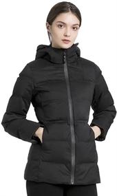 img 4 attached to 🧥 Valuker Women's Seamless Hooded Down Jacket - 90% Down Coat for Enhanced SEO