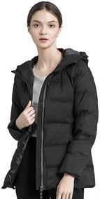 img 2 attached to 🧥 Valuker Women's Seamless Hooded Down Jacket - 90% Down Coat for Enhanced SEO