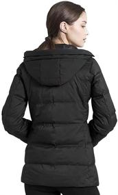 img 3 attached to 🧥 Valuker Women's Seamless Hooded Down Jacket - 90% Down Coat for Enhanced SEO