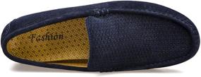 img 1 attached to Stylish and Comfortable UNN Loafers: Fashion Moccasins for Breathable Men's Footwear