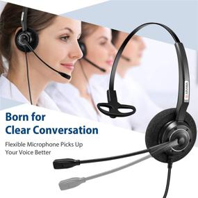 img 3 attached to 🎧 Professional USB Headset with Noise Cancelling Microphone - Perfect for Laptop, PC, Skype, Zoom, Webinar, Call Center, Office