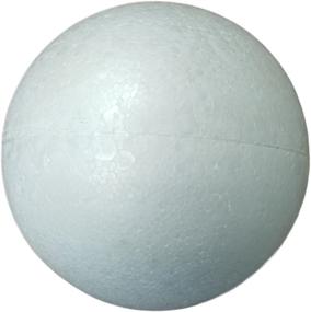 img 2 attached to 🎨 High-Quality and Long-lasting 8-Inch White Craft Foam Polystyrene Round Balls Ideal for Art and Crafts by MT Products (Set of 2 Balls)