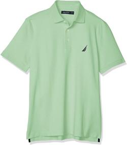 img 4 attached to Nautica Men's Stretch Cotton Short Sleeve Shirts and Apparel