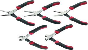 img 1 attached to Mini Dual Material Plier Set - GEARWRENCH 82100: 5-Piece Mixed Set