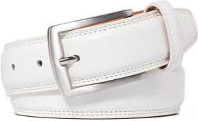 img 3 attached to 👔 Stylish and Versatile: Fabio Valenti Casual Buckle Black Men's Accessories and Belts