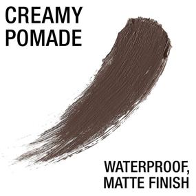 img 3 attached to 💁 Maybelline Tattoo Studio Brow Pomade - Long-Lasting, Buildable Eyebrow Makeup in Medium Brown - 0.106 Oz