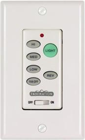 img 2 attached to 🔘 Fanimation C21 Ceiling Fan Wall Control Reversing - 3 Speeds for Fan and Light, White