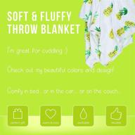 pineapple blanket trendy super soft extra large logo