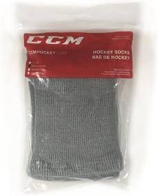 img 1 attached to CCM Solid Color Hockey Socks Sports & Fitness for Team Sports