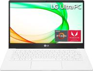 💻 ultra-lightweight lg lcd laptop, 13" full hd ips display (1920x1080), ryzen 7 4700u, 16gb ram, 256gb ssd, amd radeon, 14.5 hour battery life - 2021 logo