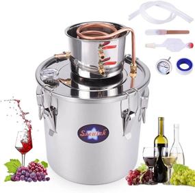 img 4 attached to Seeutek Moonshine Alcohol Distiller Stainless