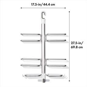 img 3 attached to 🚿 Silver Aluminum Hose Shower Caddy by OXO Good Grips