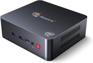 💻 beelink u55 мини-пк windows 10 pro, intel core i3-5005u, 8 гб озу, 128 гб ssd, 4k hd dual hdmi, usb 3.0, dual band wifi, гигабитный ethernet, bluetooth 4.2 логотип