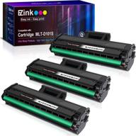 🖨️ e-z ink (tm) compatible toner cartridge replacement for samsung 101 mlt-d101s - ml-2165w scx-3405w scx-3405fw ml-2165 sf-760p (3 black): high-quality and affordable solution logo