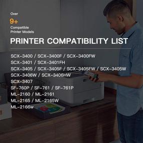 img 1 attached to 🖨️ E-Z Ink (TM) Compatible Toner Cartridge Replacement for Samsung 101 MLT-D101S - ML-2165W SCX-3405W SCX-3405FW ML-2165 SF-760P (3 Black): High-Quality and Affordable Solution