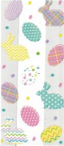 img 1 attached to 🐰 High-Quality Easter Cellophane Bags 100 Pack - 4 Assorted Styles