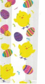 img 3 attached to 🐰 High-Quality Easter Cellophane Bags 100 Pack - 4 Assorted Styles