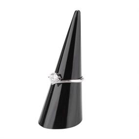 img 1 attached to 5PCS Plastic Finger Cone Ring Stand - Perfect Jewelry Rings Display and Organization Solution!